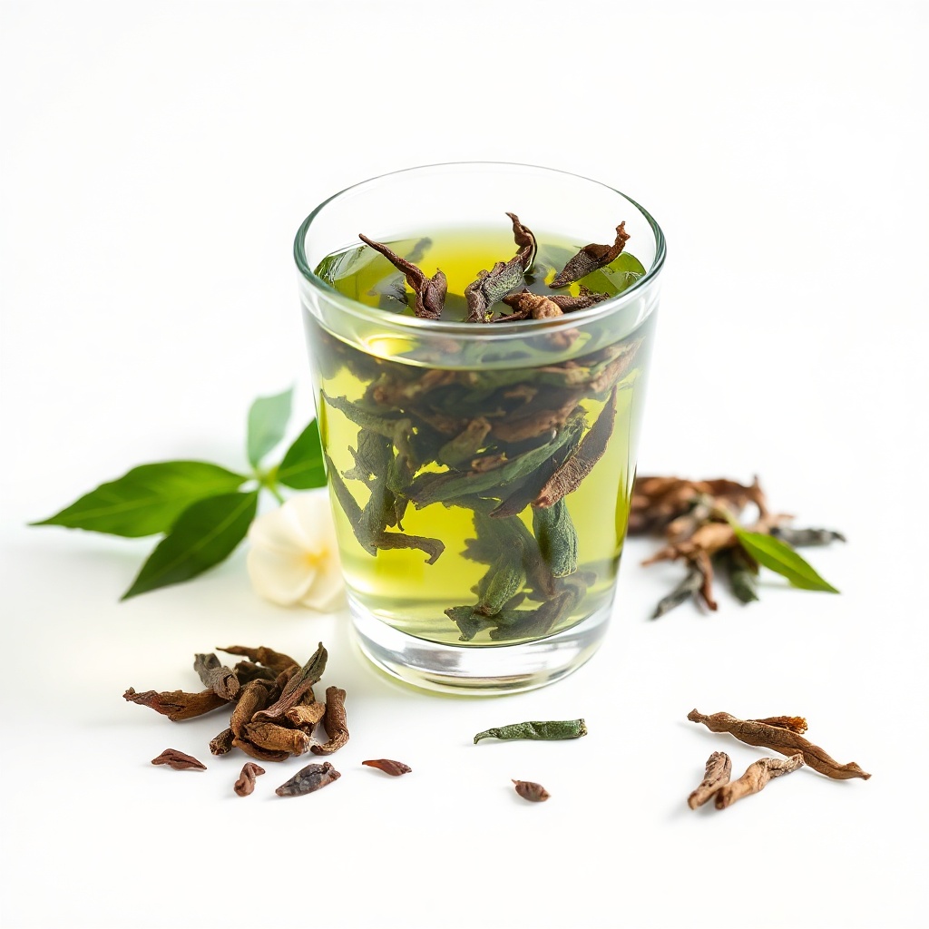 The Republic of Tea Honey Ginseng Green Tea, 50 Bags